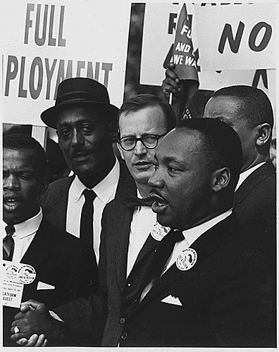 Public Domain: Dr. Martin Luther King, Jr. at 1963 March on Washington by USIA (NARA)