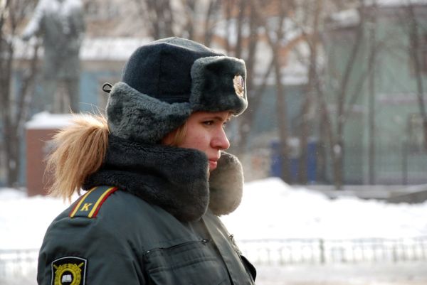 Police have a female face