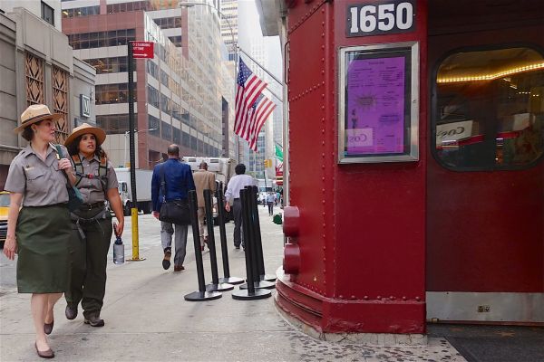 Even security guards need a snack sometimes