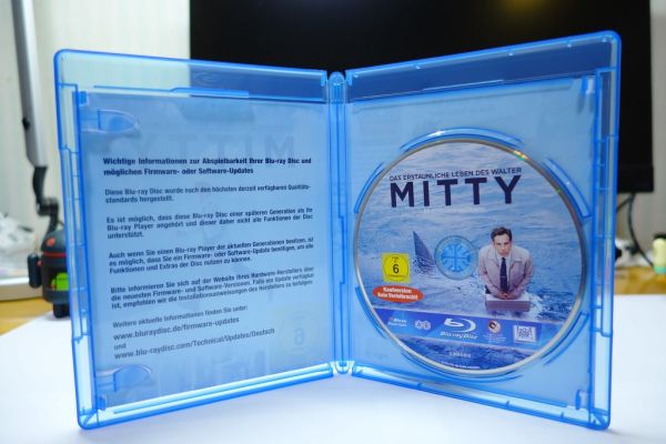 The Secret Life of Walter Mitty Blu-ray Disc