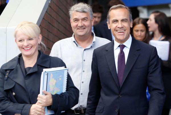 Mark Carney at Everton FC