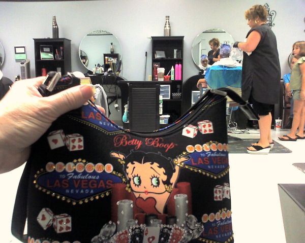 Year 2~Day 258 +229/366: Me and Betty Boop At the Beauty Shop