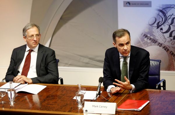 Mark Carney, Governor and Sir Jon Cunliffe at the November 2013 Financial Stability Report Conference
