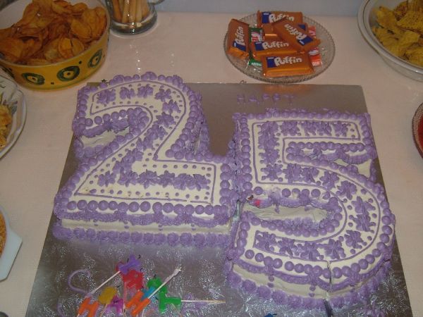 25th Birthday Cake