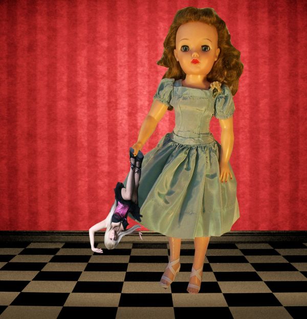 Doll and girl