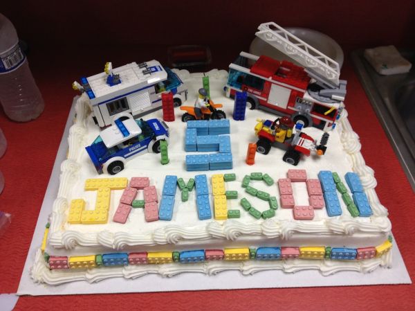 Jameson's LEGO Cake