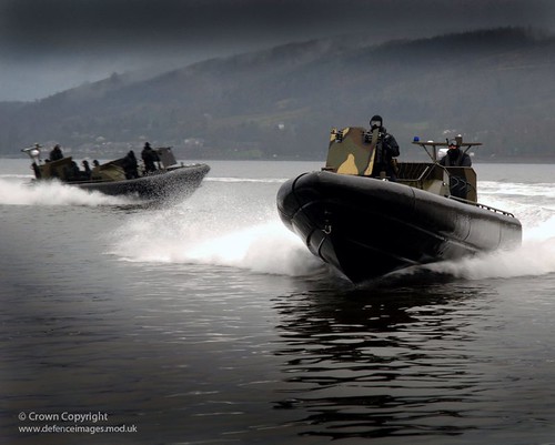 Royal Marine Offshore Raiding Craft at HMNB Clyde