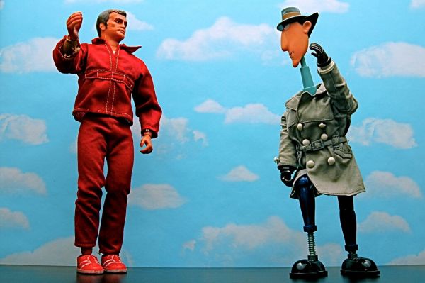 Steve Austin vs. Inspector Gadget (338/365)