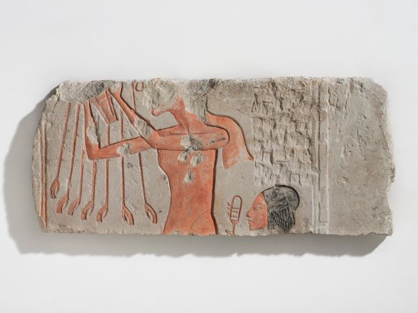 Akhenaten and His Daughter Offering to the Aten