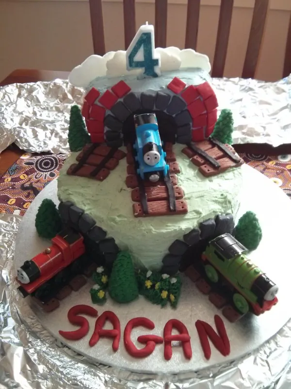 Thomas The Tank Engine Birthday Cake
