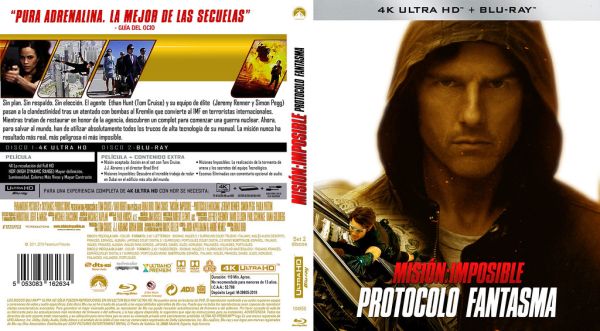 Mision Imposible 4 - bluray 4K JARvideo