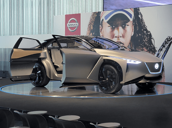 The frontview of Nissan IMx