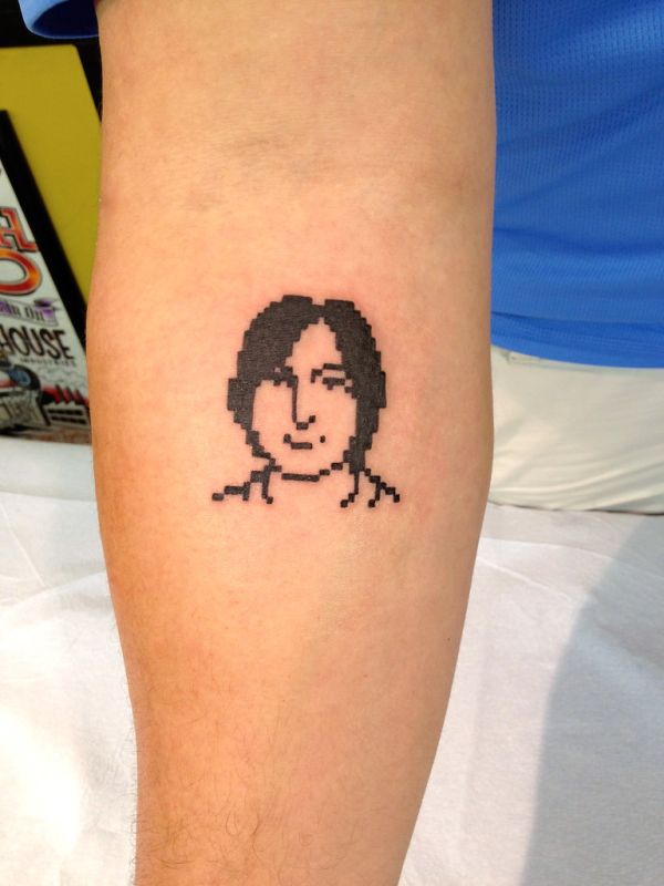 Steve Jobs icon tattoo