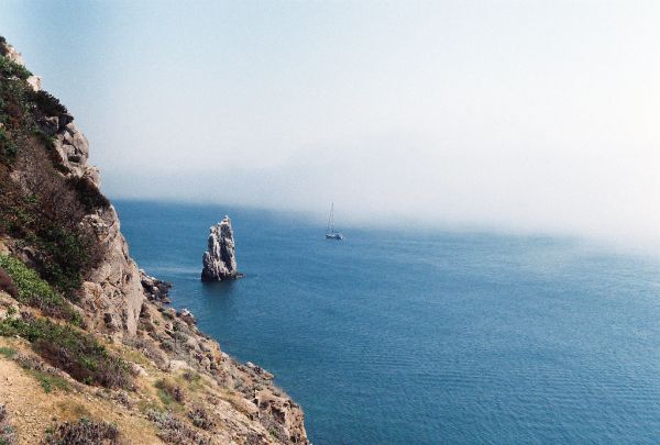 Fog over the Black Sea