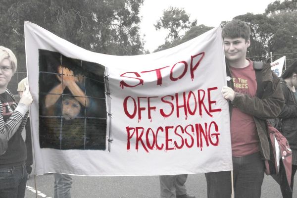 Banner: Stop Offshore Processing