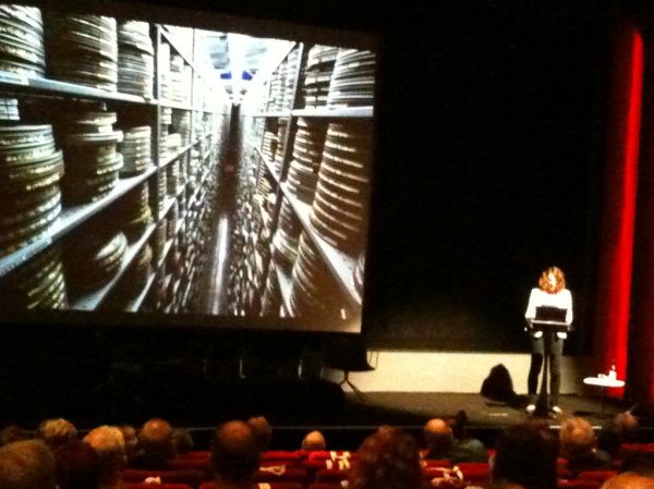Ruth Kelly talking about film preservation and the dangers of auto-catalysis #BFI