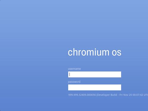 Chrome tahi Chromium OS
