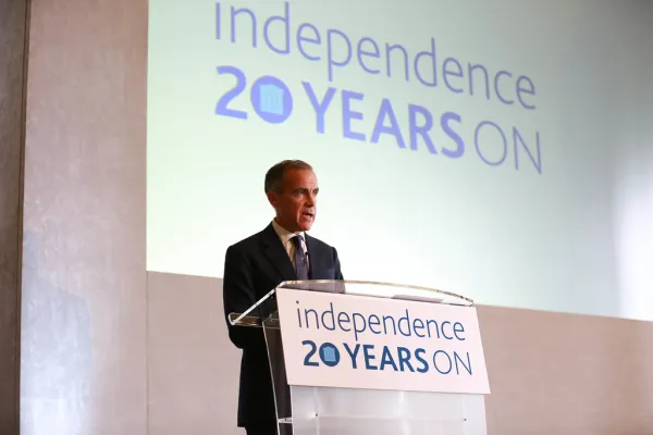 Mark Carney, Governor of the Bank of England, opens the conference