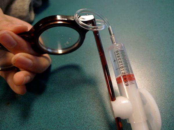 Self-adjustable eyeglasses