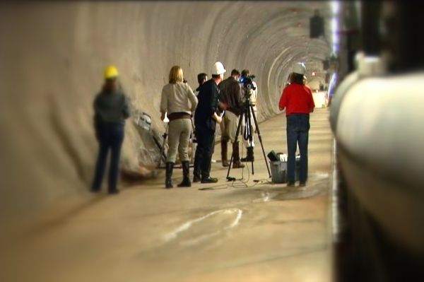 Filming in the tunnel - star wars fan film documentary