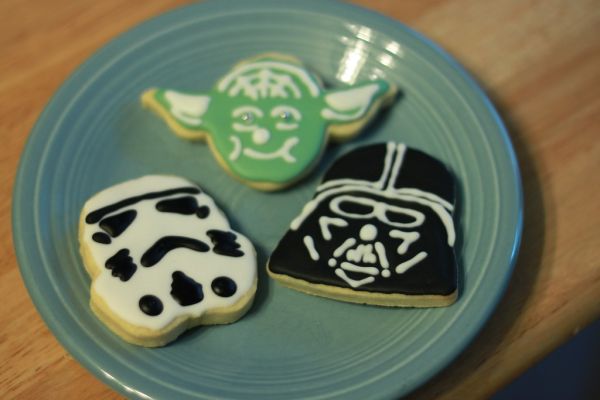 Star Wars Cookies for Moose's 5th Birthday
