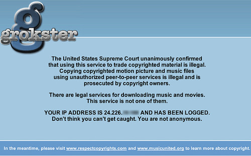 The RIAA logged my IP address