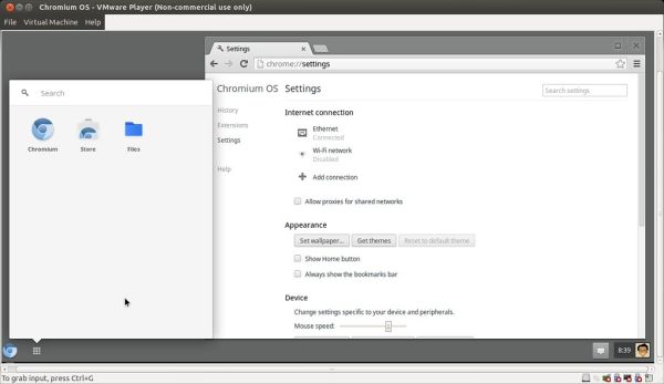 Chromium OS on VMware Player