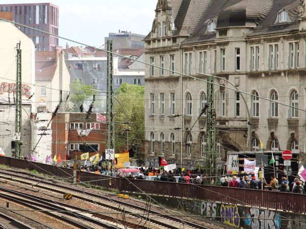 Demonstration, Hamburg, Germany, 2016-05-14