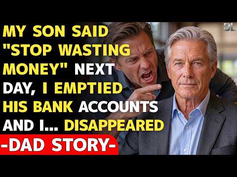 My Son Said Stop Wasting My Money The Next Day, I Emptied His Accounts And I Disappeared...