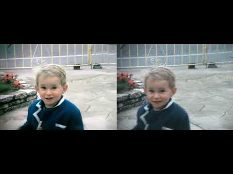8MM Film Restoration including enhancement using AI