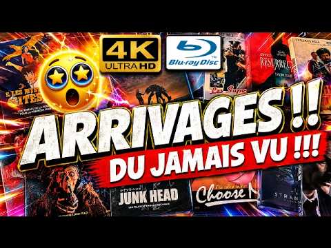 ARRIVAGES !! ★ DU JAMAIS VU !!! 🤩 ACHATS / UNBOXING BLU-RAY, 4K À LA FOLIE !!