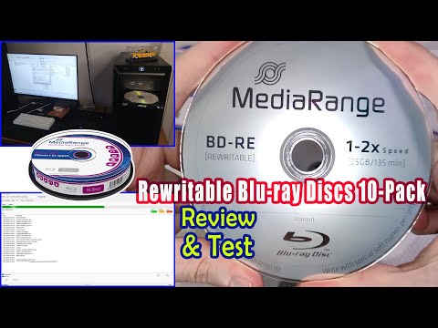 MediaRange Rewritable Blu-Ray Discs 10-Pack | Review, Burn Test,  Error Check