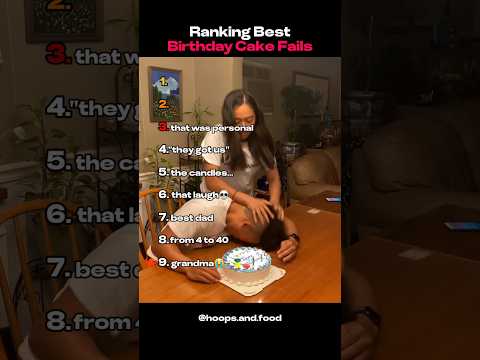Ranking Best Birthday Cake Fails #shorts