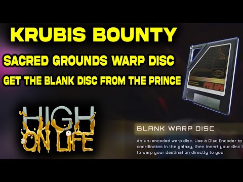 Find the Sacred Grounds Warp Disc in the Base &amp; Get the Blank Disc from the Prince | High on Life