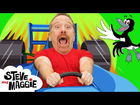 Magic Toy Car Story for Kids with Steve and Maggie 🚗✨ | Ice Cream Islands | Funny Haircuts