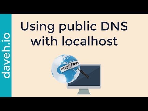 Use a web address in DNS for a local web server