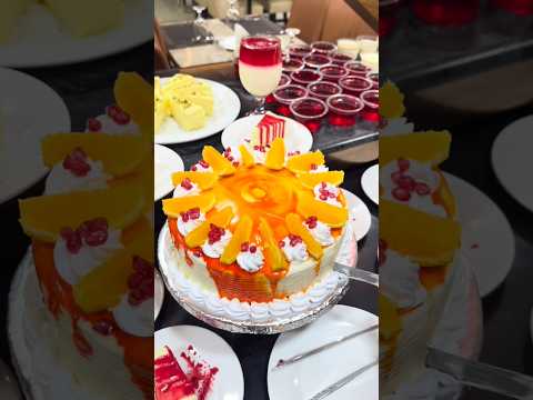 Best Cake &amp; dessert section at The Cafe Rio Gulshan Branch #cake #dessert #shorts #buffet