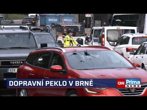 Dopravní peklo v Brně: Hodinové kolony, kolaps objízdných tras a vzteklí řidiči