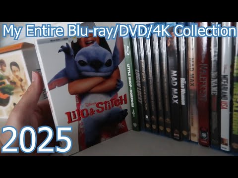 My Entire Blu-ray/DVD/4K Movie Collection 2025