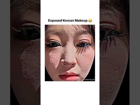 Real Korean Makeup look like this😂 #shorts #korean #koreanmakeup #makeup #brilliancebyrasa #fyp