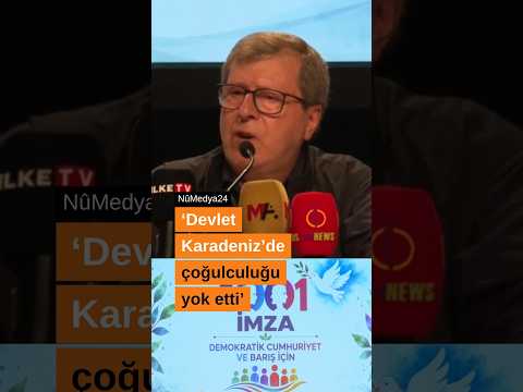 Devlet Karadeniz'de çoğulculuğu yok etti
