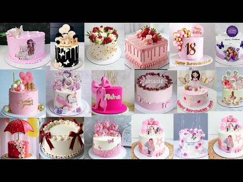 ❤️Latest Birthday Cake Design For Girls/Cake Decorating Ideas2025/Girl Birthday Cake Photo/Pink Cake