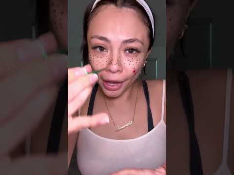 putting henna permanently on my FACE😀 ||Samantha Eve||