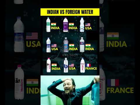 💧Top 10 Water Brands and Their Countries of Origin 🌍 | India vs Foreign