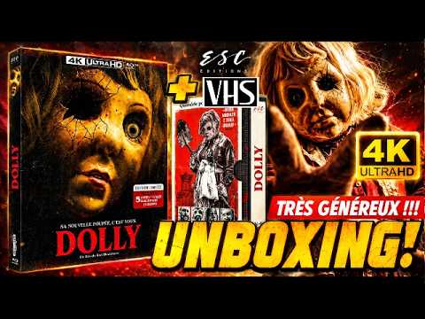 DOLLY ★ TRÈS GÉNÉREUX !!! UNBOXING COLLECTOR 4K UHD/BLU-RAY &amp; VHS ESC !!