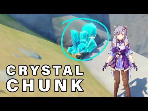 Where to Find CRYSTAL Chunk material | ALL Locations ► Genshin Impact