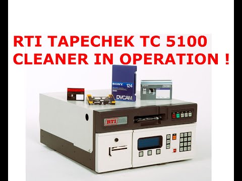 RTI TC 5100 DV and DVCPro cleaner