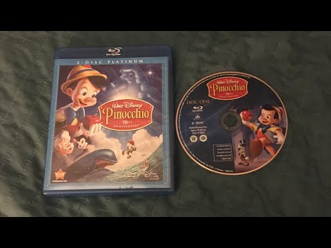 Opening to Pinocchio (70th Anniversary Platinum Edition) 2009 Blu Ray (Disc 1)