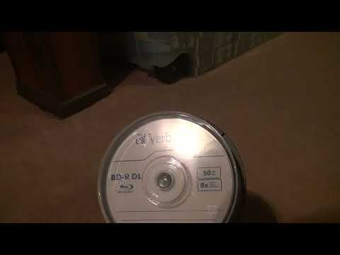 Verbatim BD-R DL 50Gb 10 Disc Blank Unboxing