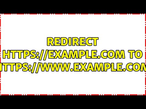 Redirect https://example.com to https://www.example.com